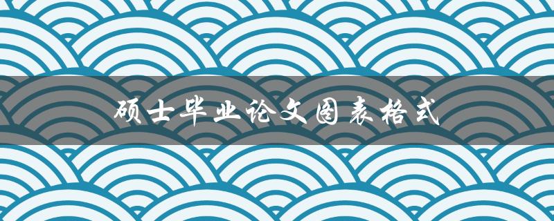 硕士毕业论文图表格式如何编排