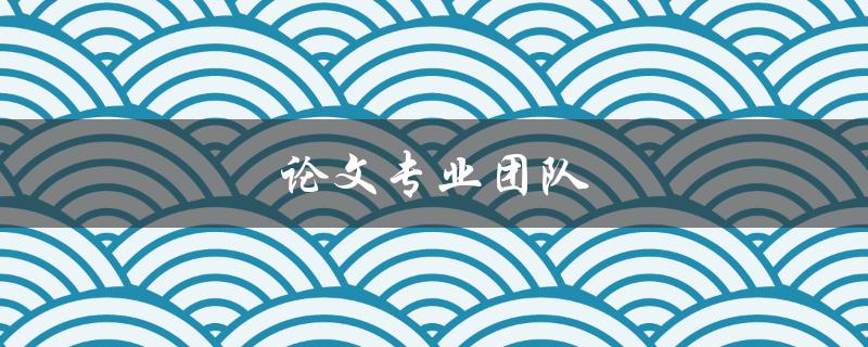 论文专业团队(如何选择一个优秀的团队)