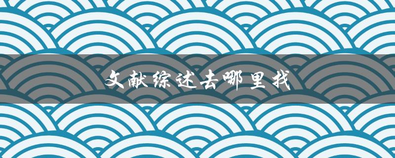 文献综述去哪里找(快速获取文献资源方法)